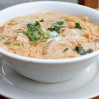 C2 - Noodle Coconut Milk Soup · Rice noodle, carrot, onion, garlic, broccoli, kaffir lime leaf, lemongrass, galangal, Tom Ya...