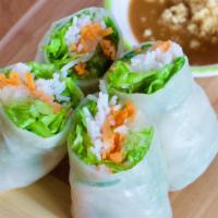 Ap 1. Summer Rolls · Shrimp lettuce & rice vermicelli 썸머롤.