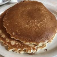 Banana Pancakes · Served with butter & syrup