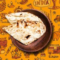 Roti Tandoori · Whole wheat flat bread baked to perfection in an Indian clay oven