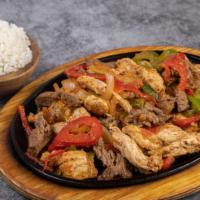 Fajitas Suprema · Sautéed onion, red bell pepper, green bell pepper with the protein of your choice, served wi...