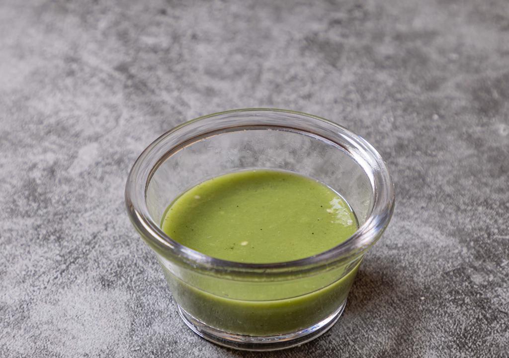 Green Sauce · Homemade spicy avocado sauce