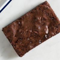 Salted Fudge Brownie · We call it superfudge.