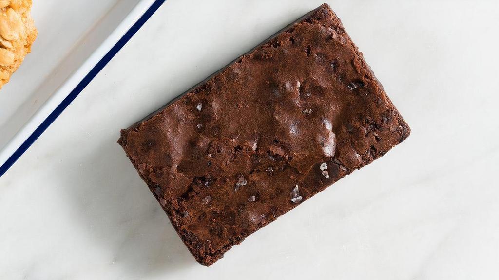 Salted Fudge Brownie · We call it superfudge.