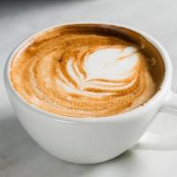 Cappuccino · Espresso with steamed milk and foam.  8 oz.