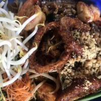 Jintana'S Original Pad Thai · Most popular noodle in Thailand, stir-fried with chef nit's original sauce, shrimp, brown to...