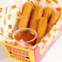Mozzarella Sticks · If you're over the age of 5 and still eat these, then you understand the importance of stret...