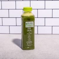 Pure Greens Cold Pressed Juice By Pure Green (16 Oz) · Kale, spinach, cucumber, celery, zucchini, romaine.