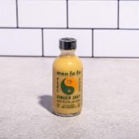 Monfefo Ginger Shot (2 Fl Oz) · Organic ginger, lemon juice, organic honey.