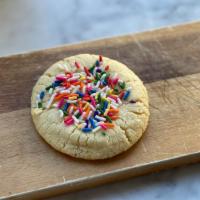 Shortbread Cookie With Sprinkles · House made and not just for kids!