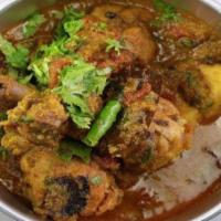 Dhaba Style Chicken Curry (Bone-In) · 