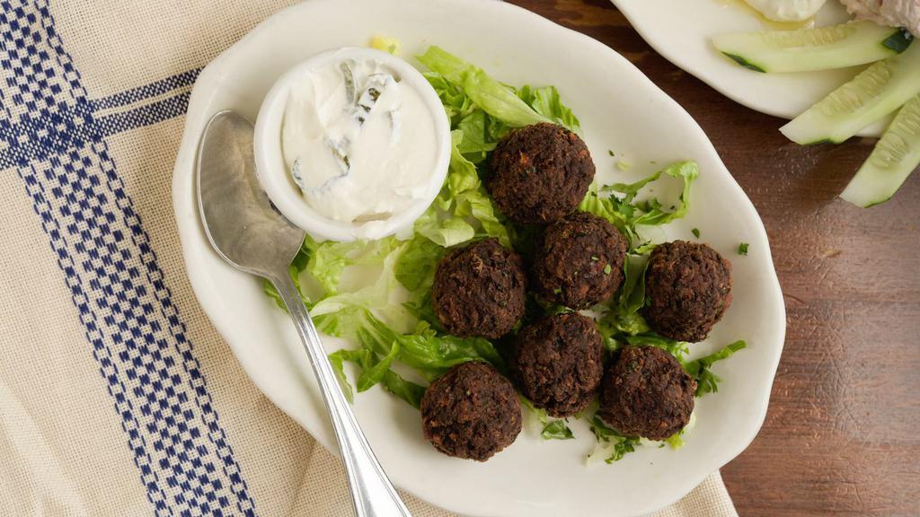 Keftedakia · Delicious Greek style seasoned meatballs.