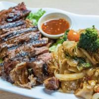 Rib Eye Steak · Choose One(1) Side:
Salad: Papaya Salad / Mango Salad
Fried Rice : Thai fried rice / Basil F...