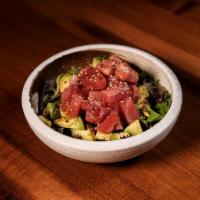 Tuna Avocado · Diced tuna and avocado served in savory sesame soy sauce