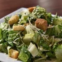 Caesar Salad · Parmesan, garlic croutons.