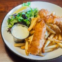 Fish & Chips · chef's choice fresh fish, french fries and tartar sauce