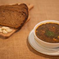Kharcho · Gluten-free. spicy lamb soup.