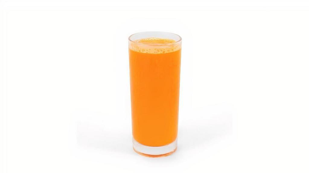 Carrot Juice · Fresh cocktail of carrots. No sweetener added, just naturally smooth.