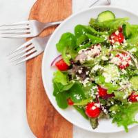 House Salad · Fresh seasonal greens tossed to perfection.