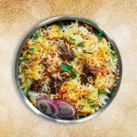 Classic Lamb Biryani · Long grained rice flavored with fragrant spices flavored along with saffron and layered with...