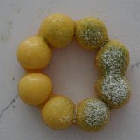 Yuzu Donut · Yuzu flavored donut with powder sugar