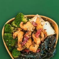 Veggie Dry Pot 素菜锅 · Spicy with tallow oil. one person's portion: Include  Bean Curd Sheet, Lotus root, broccoli,...