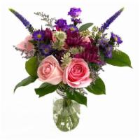 Grape Bubblegum · For the purple and pink lover, this sweet and colorful bouquet is sure to bring a smile. It ...