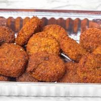 6 Pieces Of Falafel · Grounded deep fried mixed vegetables (6 pieces)