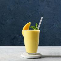 Mango Lassi  · Sweetened Indian drink made with freshly churned yogurt flavored with mango pulp.