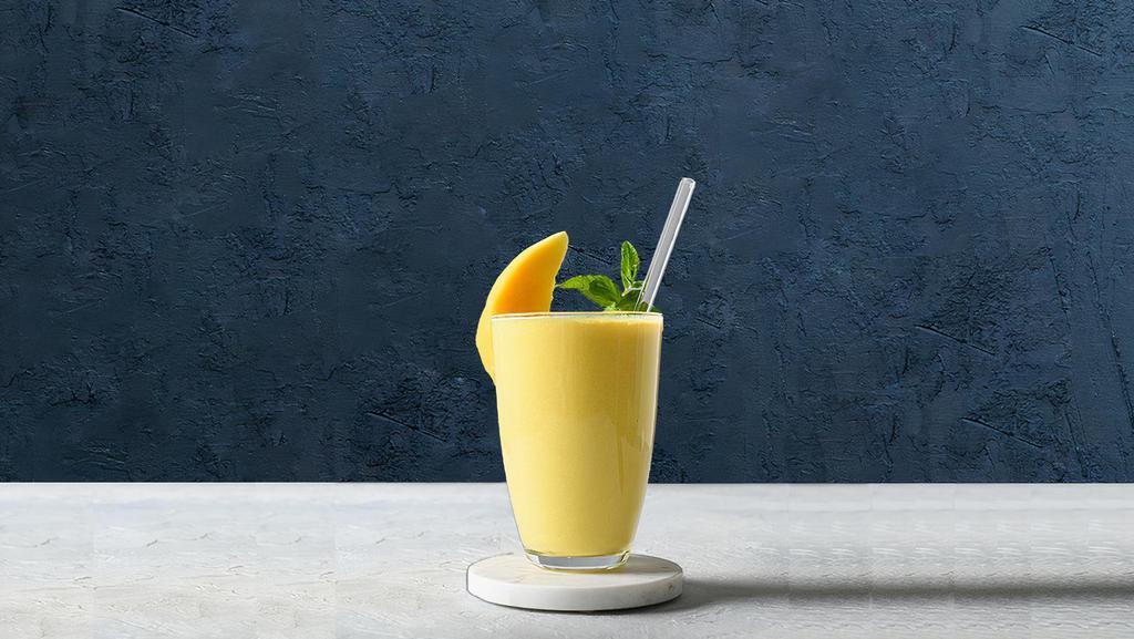Mango Lassi  · Sweetened Indian drink made with freshly churned yogurt flavored with mango pulp.