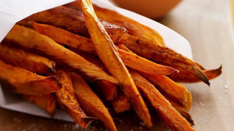 Vegan Sweet Potato Fries · Vegan. Gluten free.