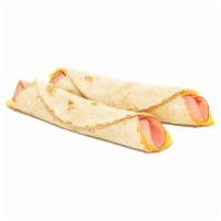 Ham & Cheese Rollups · Ham and american cheese rolled into a tortilla wrap