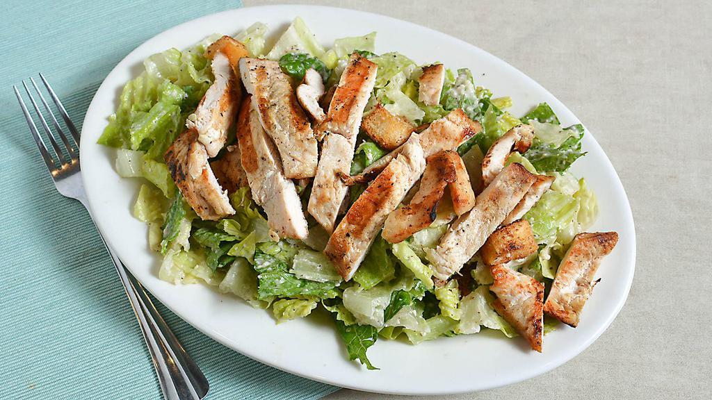 Caesar Salad (Small) · romaine lettuce, shaved parmesan, grated cheese, croutons