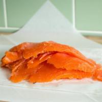 1\2 Lbs. Smoked Nova Salmon · Classic smoked Eastern nova scotia salmon.