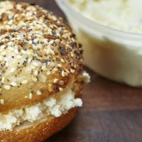 Cream Cheese · Served on choice of Bagel.