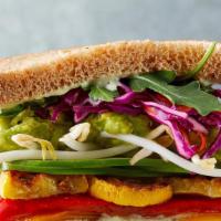 Veggie Sandwich · veggie patty, pickles, lettuce, tomato, onion, mayo.