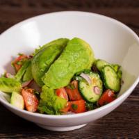 Shrimp Caesar Salad · Grilled Chicken Breast, Fresh Romaine Lettuce, Cherry Tomatoes, Garlic Crouton, Shredded Par...