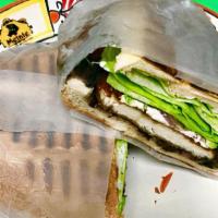 Torta / Mexican Sandwich · Served with beans, mayo, avocado, onions, lettuce, tomatoes, cheese, and jalapeños. Add stea...