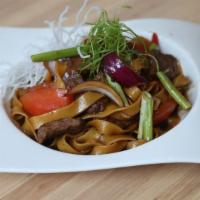 Tallarín Saltado (Stir Fried) · Sautéed noodles with vegetables and your choice of protein for an additional charge.