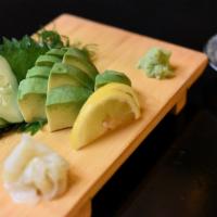 Avocado Sashimi · Piece of fish.