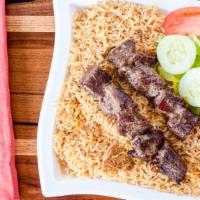 Beef Kebab · Marinated beef cubes