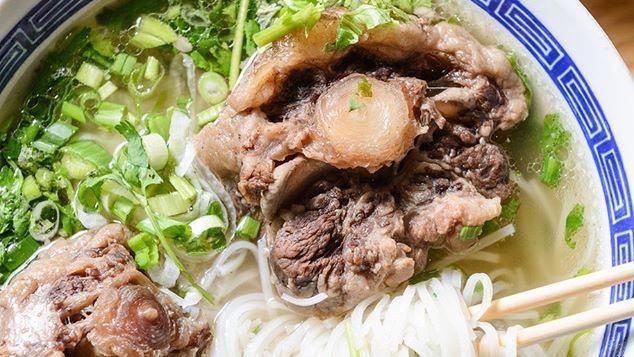 Oxtail Pho · Gluten-free. Braised oxtail with rice noodles in beef broth