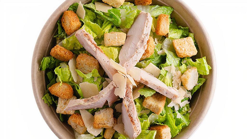Caesar Salad · Crouton, Romaine Lettuce, Parmesan Cheese, Caesar Dressing
