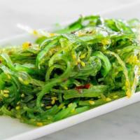 Seaweed Salad · Japanese style chukka salad on a bed of greens