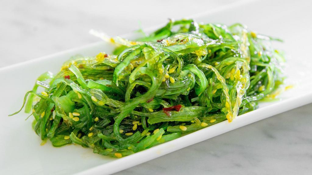 Seaweed Salad · Japanese style chukka salad on a bed of greens