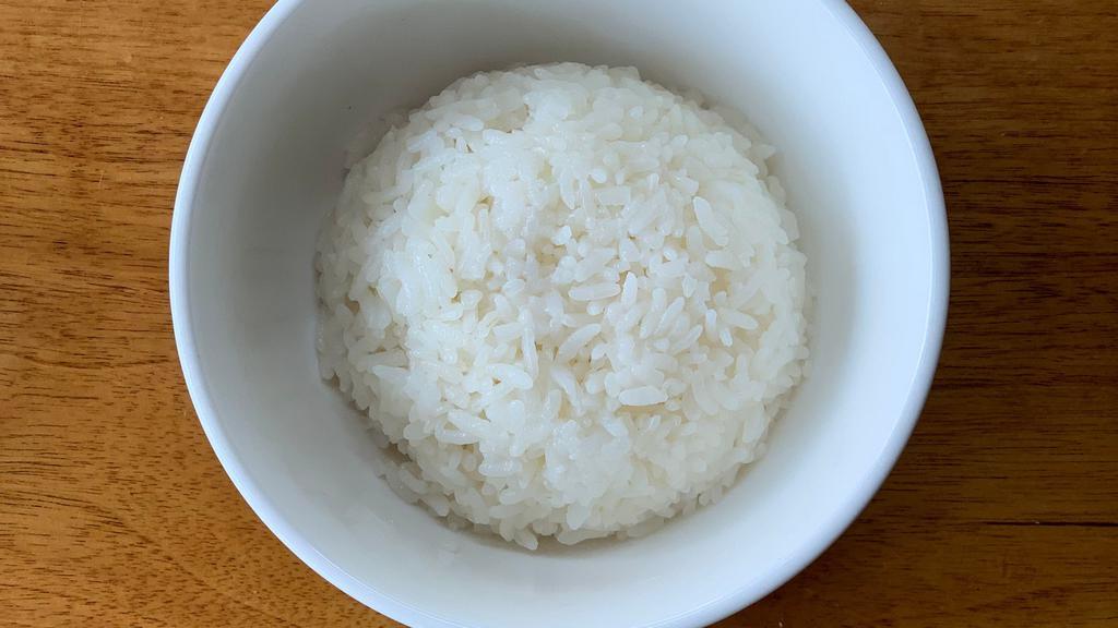White Rice · Vegan and gluten-free.