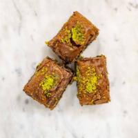 Handmade Traditional Chocolate Baklava · Baklava is a very known and preferred dessert in the whole world. Handmade Chocolate Pistach...