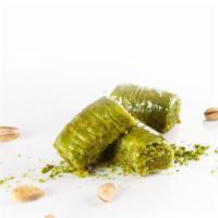 Roll With Pistachios · The Pistachio Baklava is one remarkable ending to the most special meals Unlike the regular ...