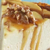 Crispy X-Large Walnut Cheesecake Slice · The flavorful walnut crust is a nice complement to this deliciously light cheesecake