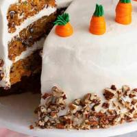Whole Carrot Cake · This cake is full of taste, carrot and nuts! We offer two sizes, one is 8